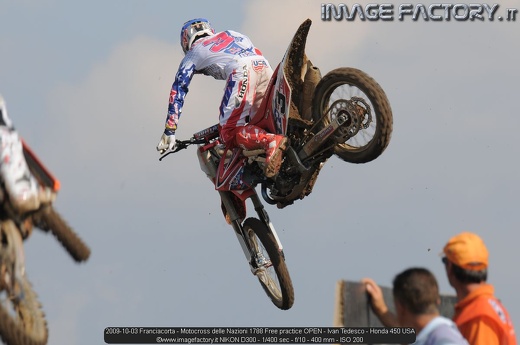 2009-10-03 Franciacorta - Motocross delle Nazioni 1788 Free practice OPEN - Ivan Tedesco - Honda 450 USA